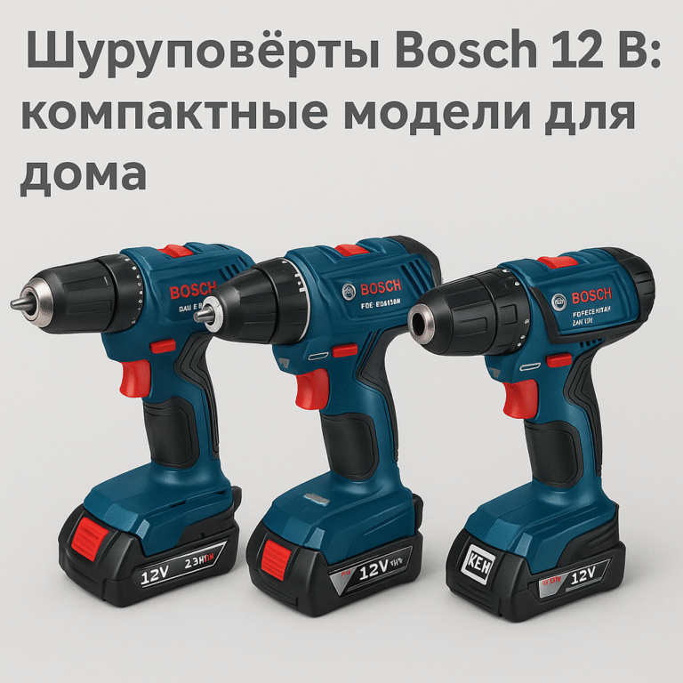 Bosch 12В: компактные модели для дома
