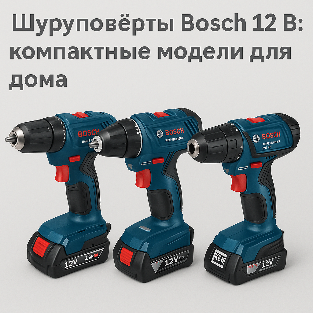 Bosch 12В: компактные модели для дома