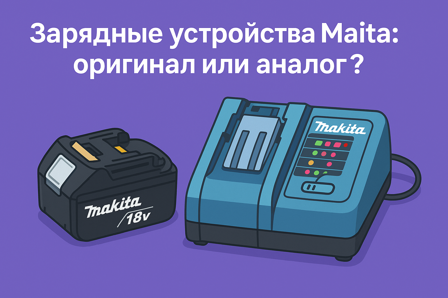 Зарядные устройства Makita