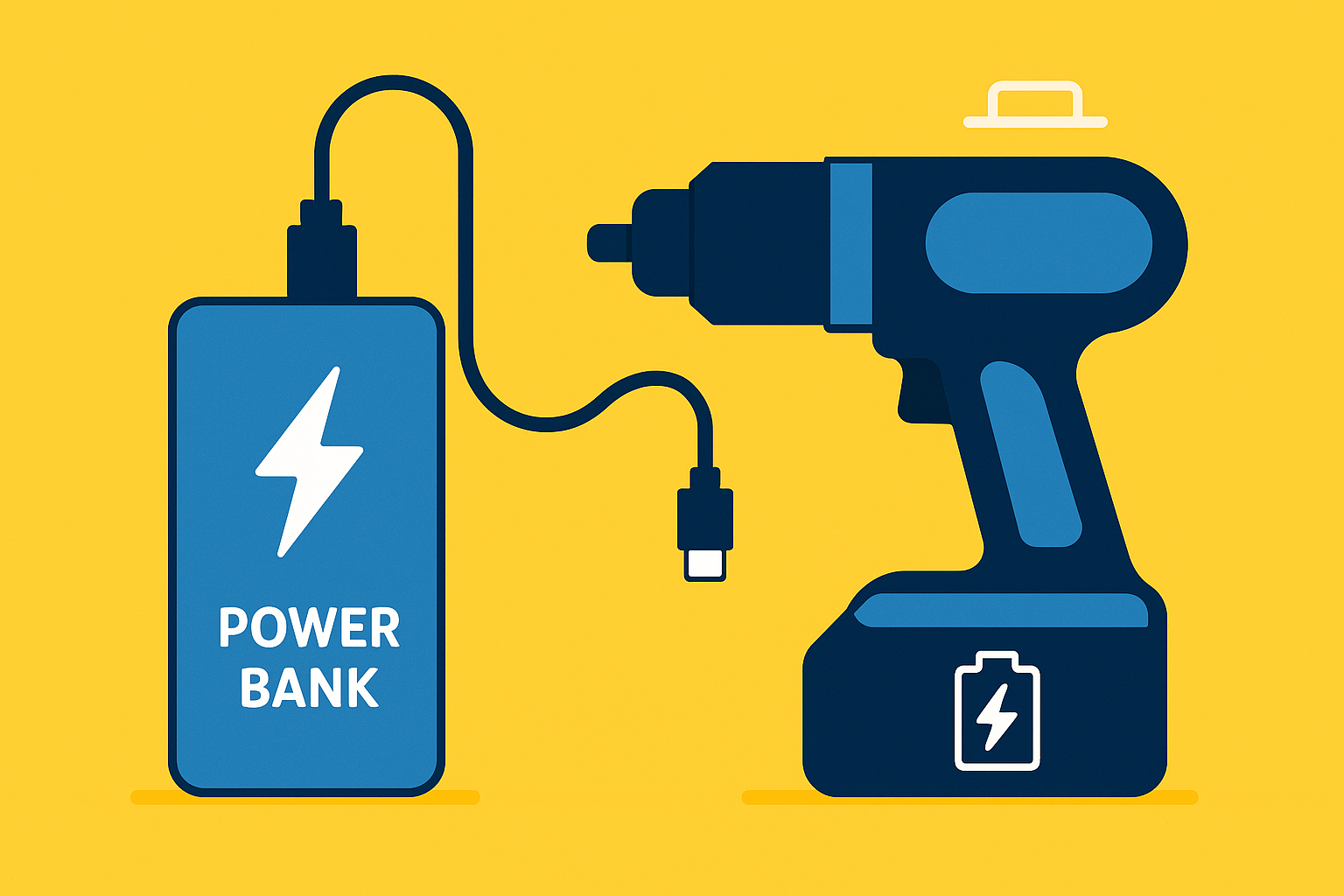 пауэрбанк для зарядки шуруповёрта