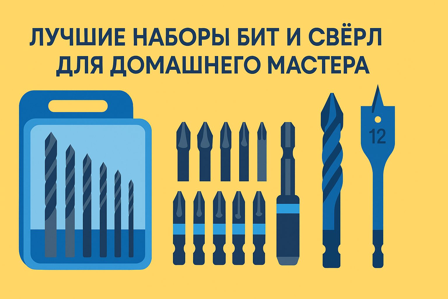 Лучшие наборы бит и свёрл для домашнего мастера