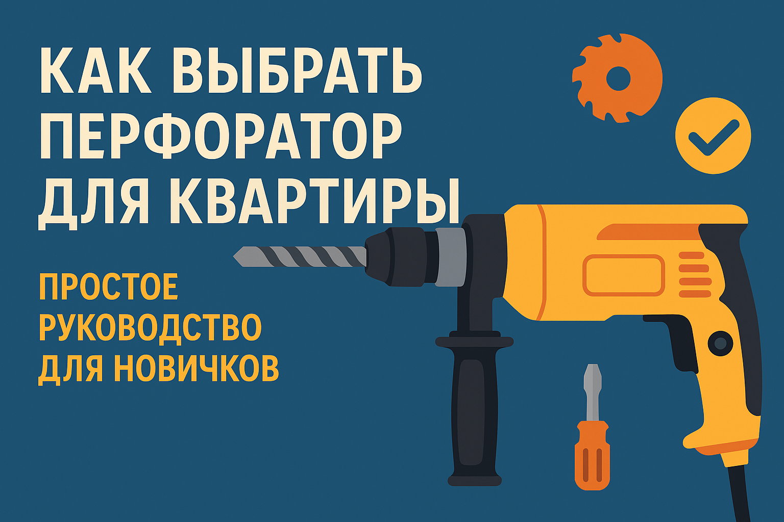 Как выбрать перфоратор для квартиры